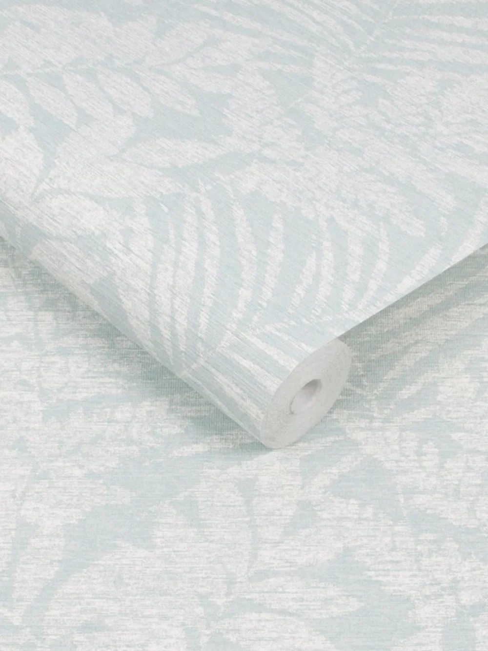 New! 1 Roll Superfresco Fern Duck Egg Wallpaper, 56 sq ft